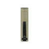 Olive green flat pocket flashlight back view featuring a sturdy black metal pocket clip and 4000K to 5000K CCT engraving.