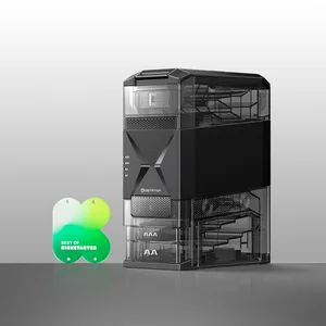 Olight Black Ostation 2 Battery Organizer for AAA and AA Batteries with "Best of Kickstarter" Badge