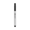 Olight pen refill, silver body with black top and tip.