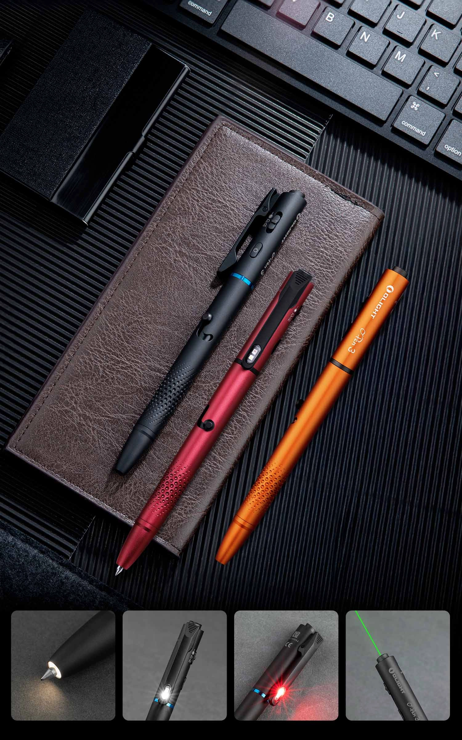 OLIGHT O Pen 3 Multifunctional Penlight 4 in 1 USB C Rechargeable