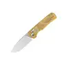 Olight Yellow Rubato 4 Pocket Knife, Side View, for Everyday Carry and Utility