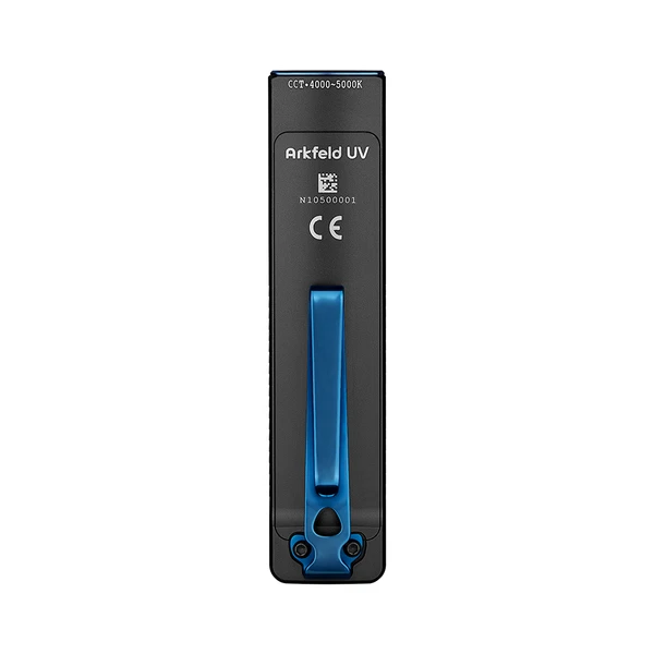 Arkfeld UV EDC Flashlight Refurbished Dual Light Source 1000LM