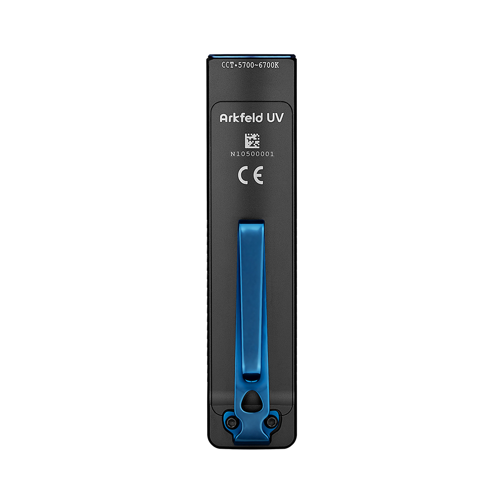 Arkfeld UV EDC Flashlight Refurbished Dual Light Source 1000LM
