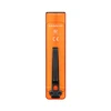 Orange Arkfeld UV flashlight with black pocket clip, serial number N10500001, CCT 4000-5000K, and CE mark