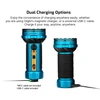 Olight Blue Marauder Mini 2 flashlight with MCC and USB-C charging options for convenient power.