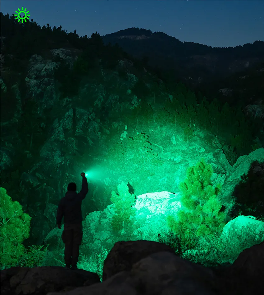 Marauder Mini Powerful LED Flashlight 7000lm RGB Dual Beam Olight