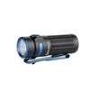 Olight Black Baton 3 Premium Edition Flashlight with Blue Accents and Pocket Clip for Everyday Carry