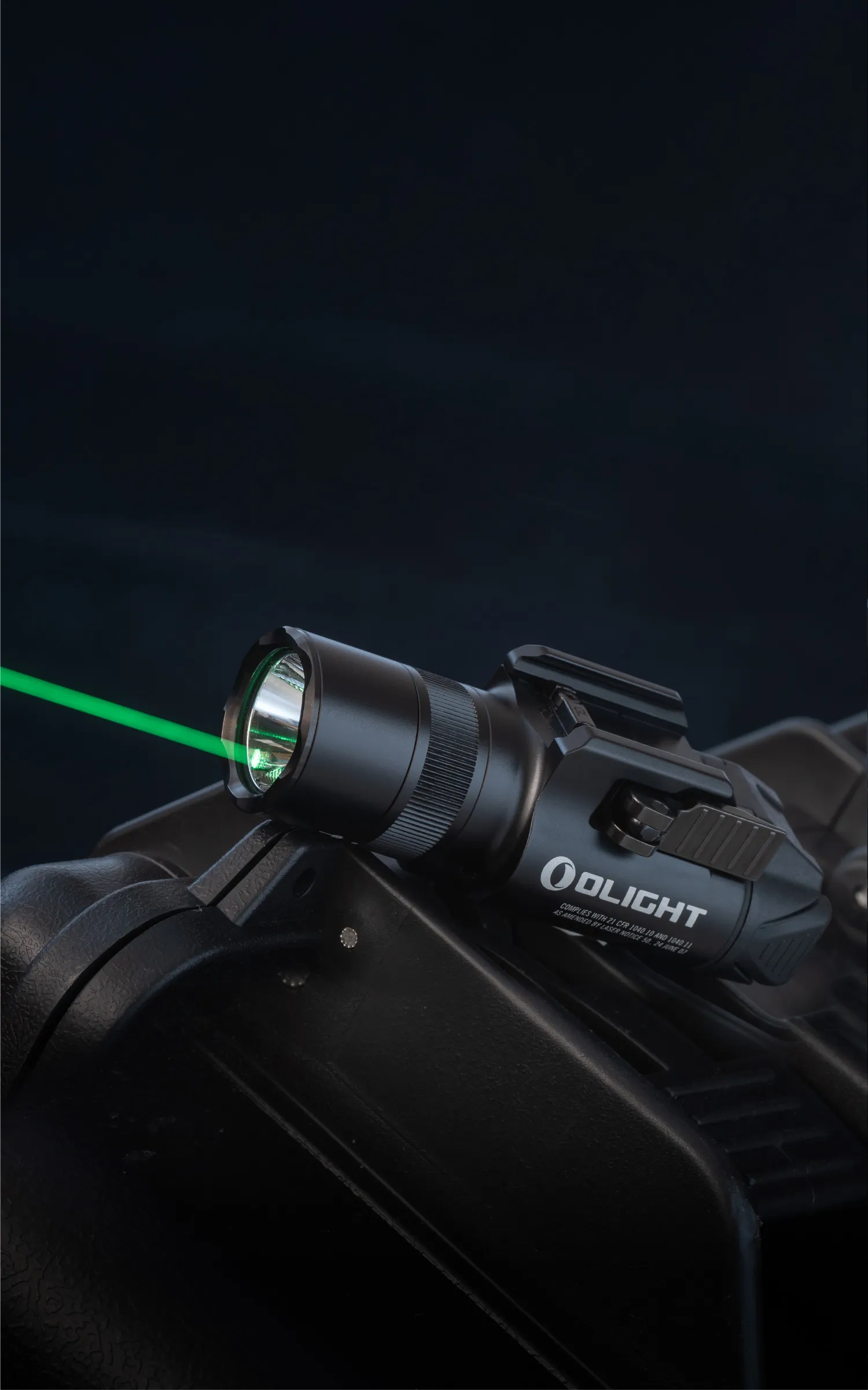 Baldr Pro R Tactical Light 1350LM Green Laser Weaponlight - Olight