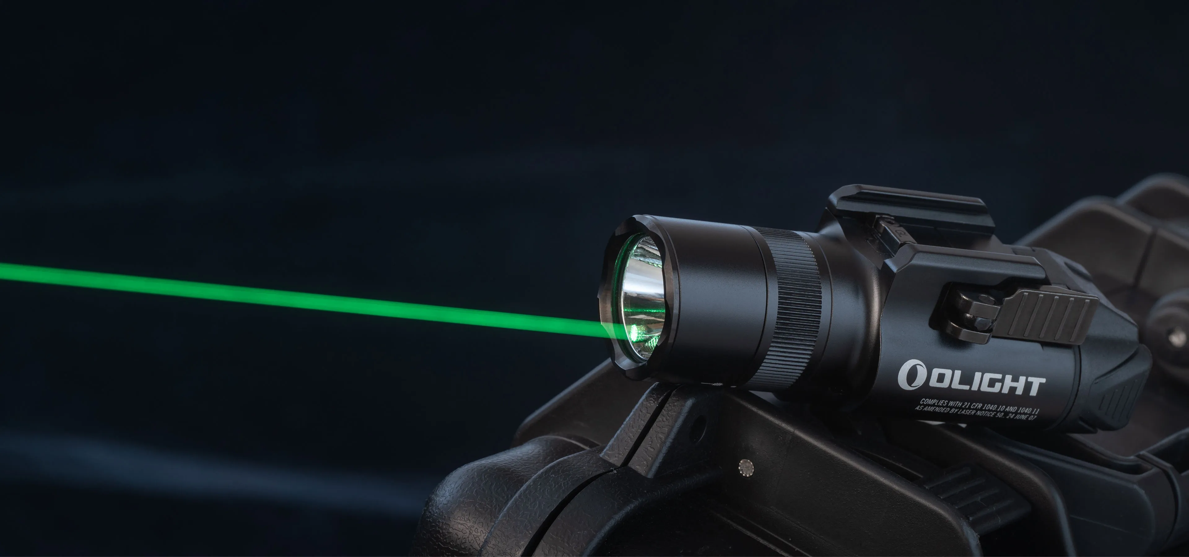 Baldr Pro R Tactical Light 1350LM Green Laser Weaponlight - Olight