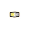 LED bicycle light with dual white and yellow beams