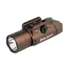 Olight Desert Tan PL TURBO Weapon Light, close up view for tactical applications