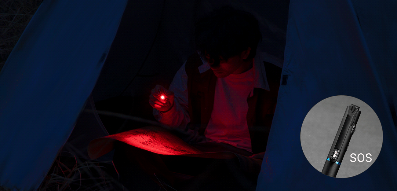 Stay ready with the red light.