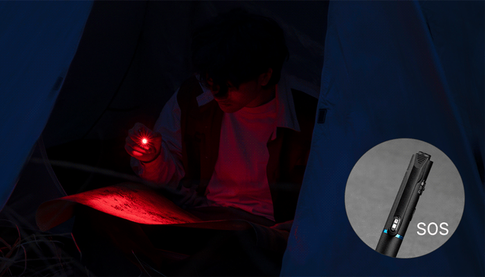 Stay ready with the red light.