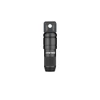Olight black compact EDC keychain flashlight with textured grip