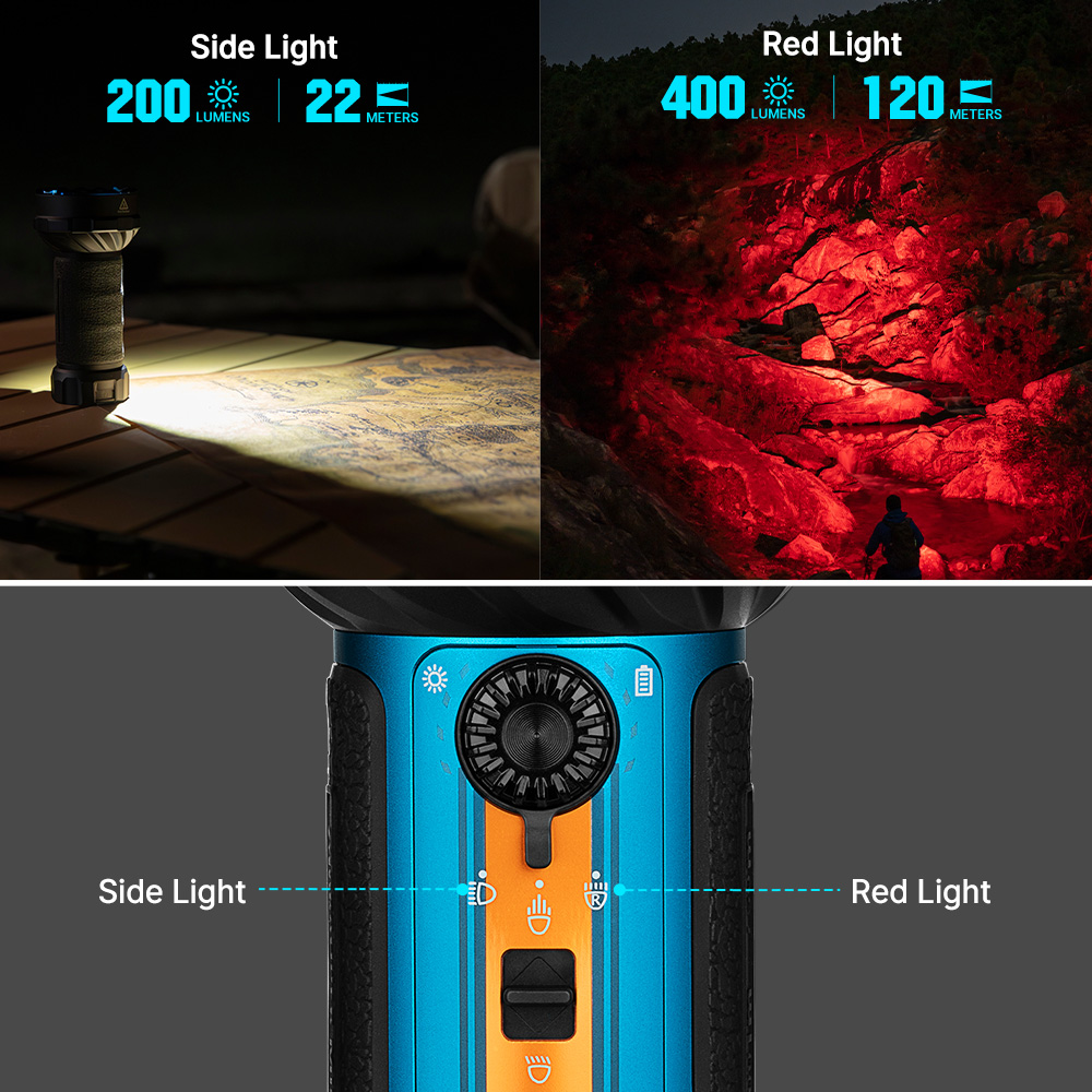 Marauder Mini 2 LED Flashlight 10000 Lumens Compact Searchlight