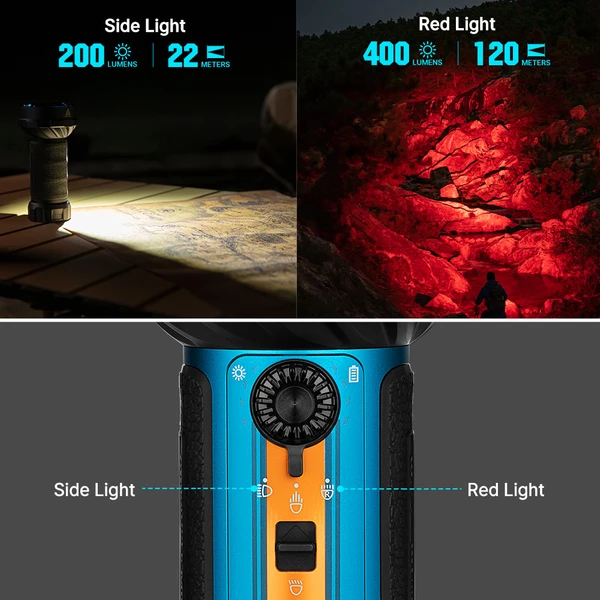 Marauder Mini 2 LED Flashlight 10000 Lumens Compact Searchlight