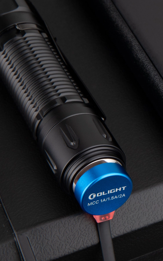 OLIGHT Warrior 3S Regal Blue 2300Lum Rechargeable Tactical Flashlight