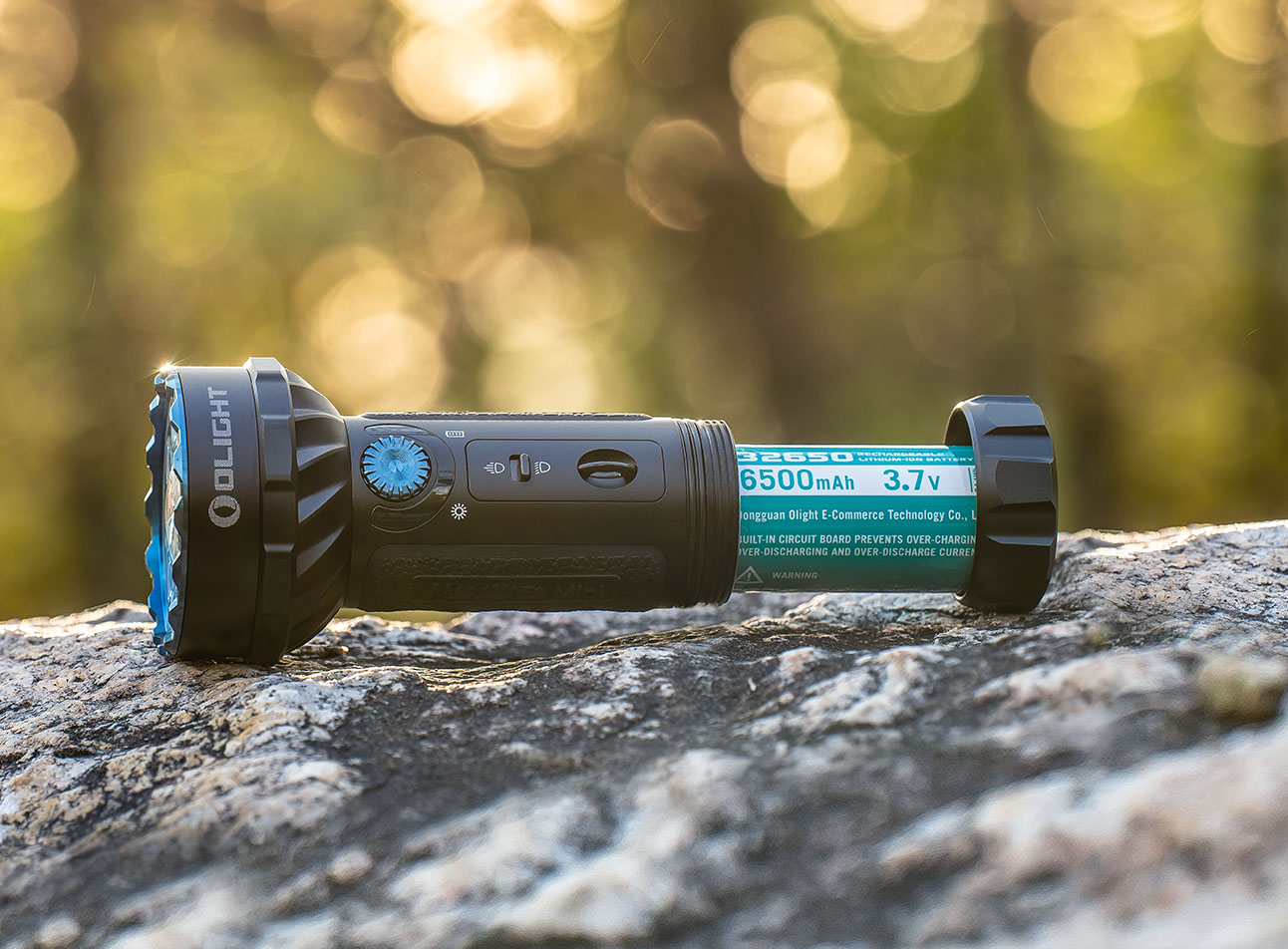 Marauder Mini 7000 Lumen LED Flashlight Dual Beam RGB Outdoor - Olight