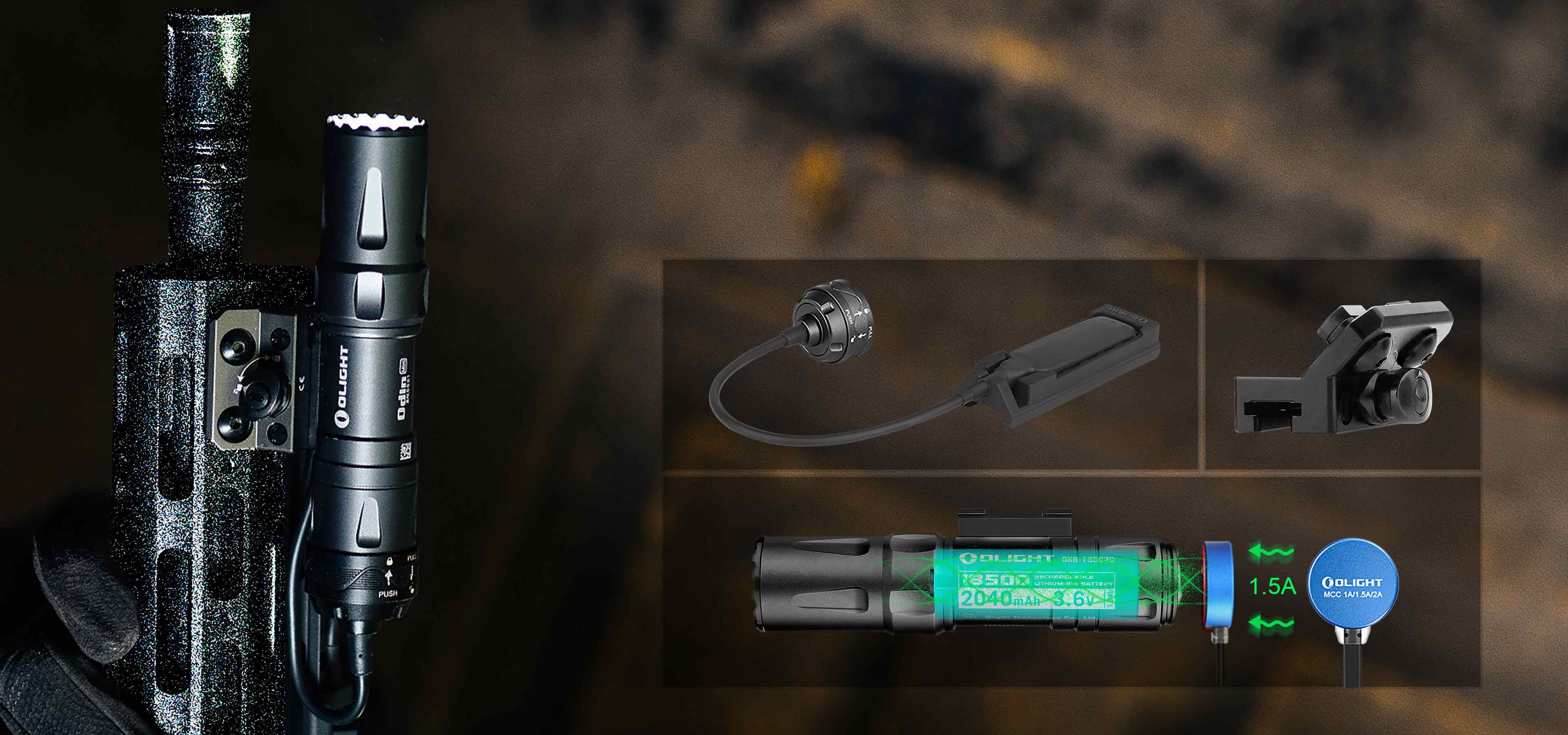 Odin Mini Tactical Flashlight - Olight