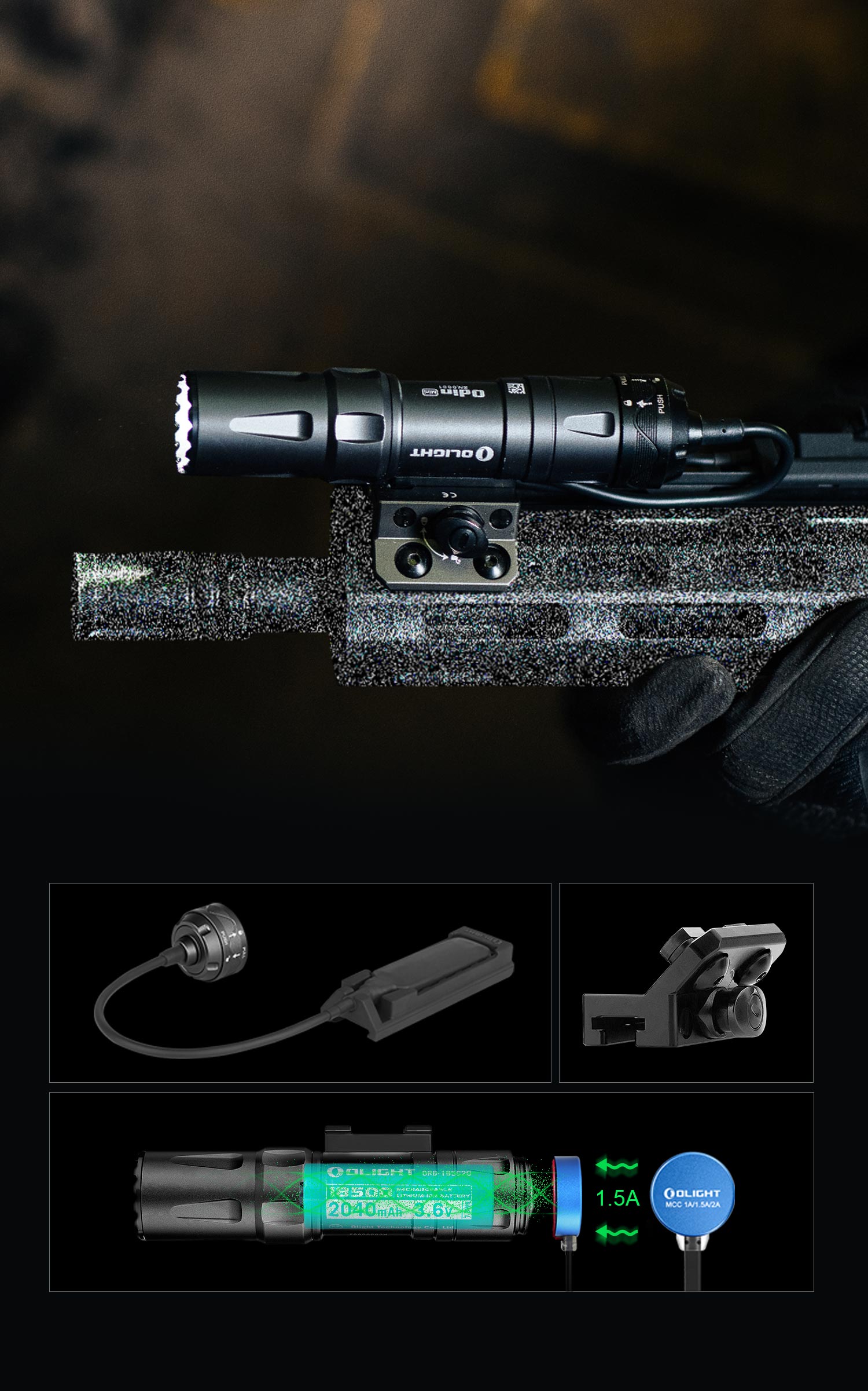 Odin Mini Tactical Flashlight - Olight