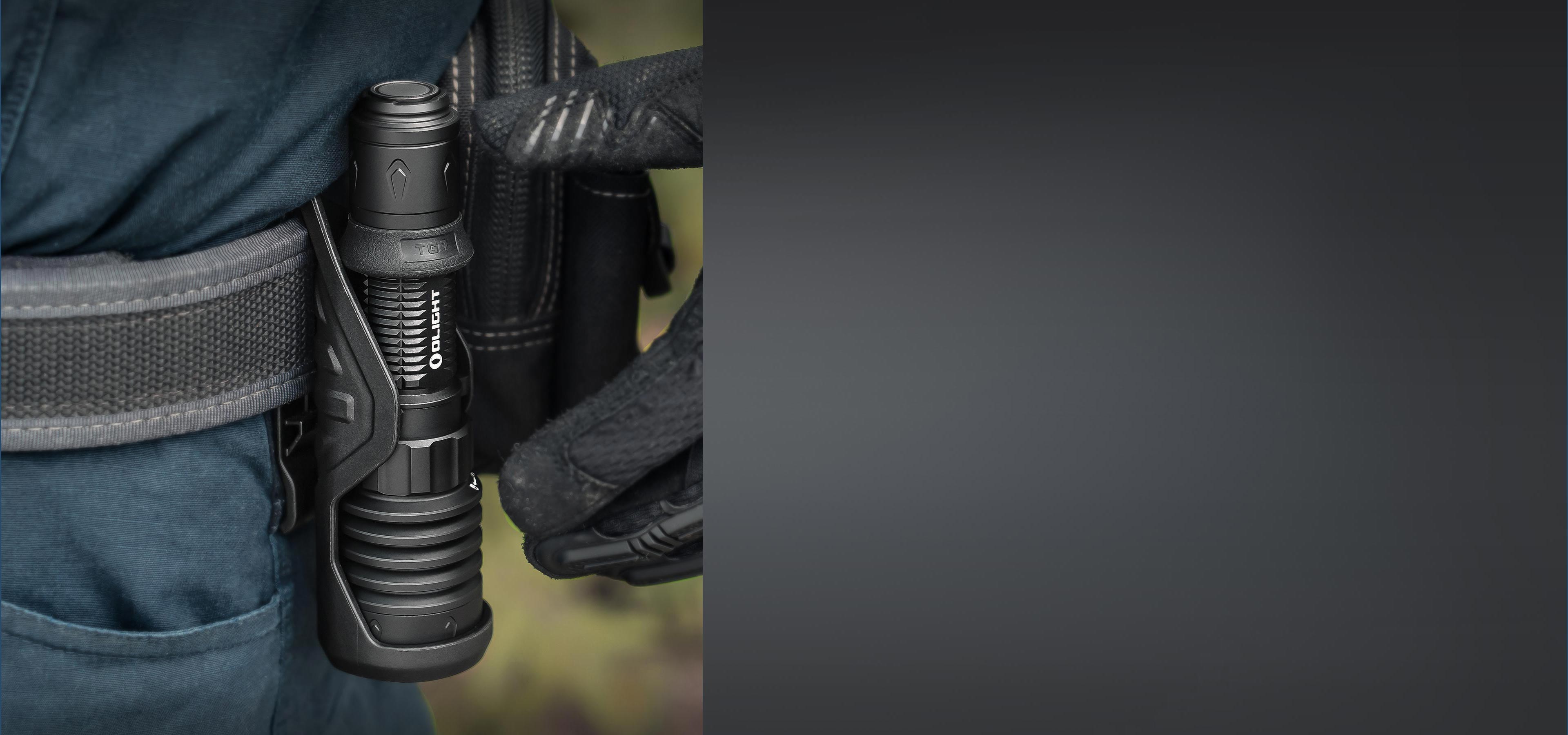 Warrior X 4 USB-C and MCC Rechargeable Flashlight With Holster