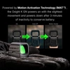 Olight Black Osight K Optic showing Motion Activation Technology with auto off and motion awake features for tactical use