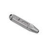 Gray titanium EDC knife, keychain multi-tool, pocket box cutter, utility knife.