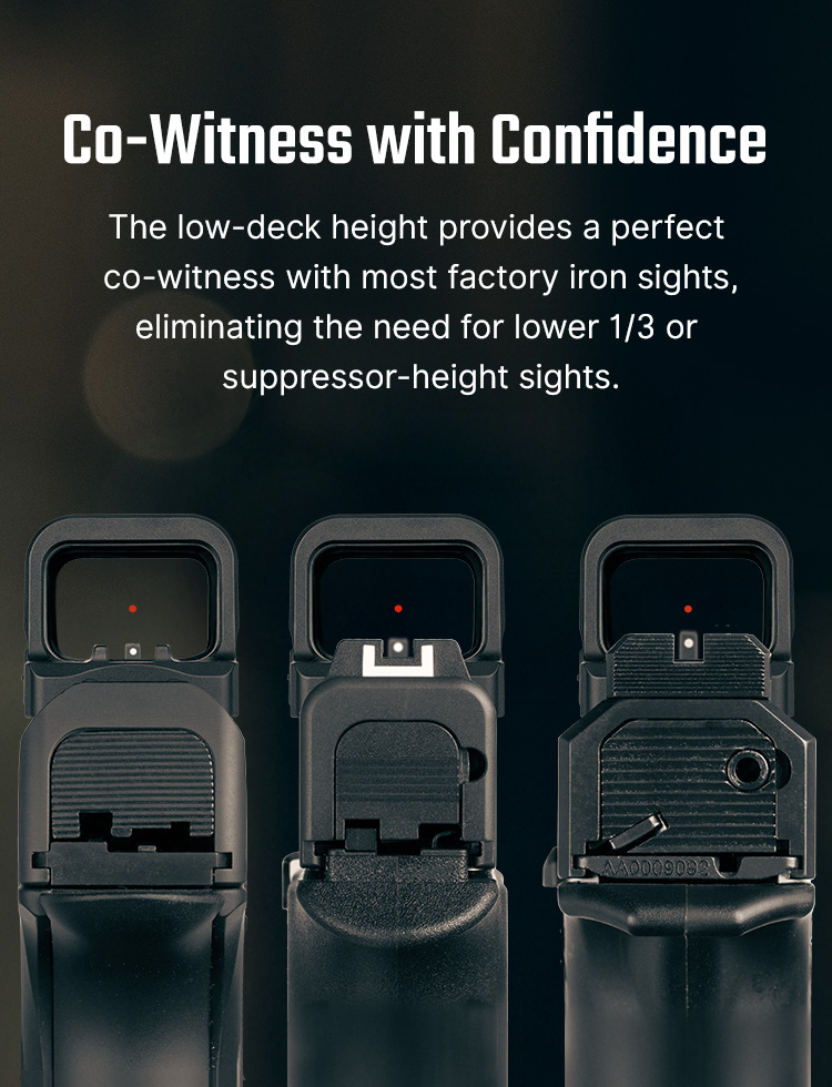 Osight K Open Reflex Red Dot Optic RMSc Motion Sensor Sight