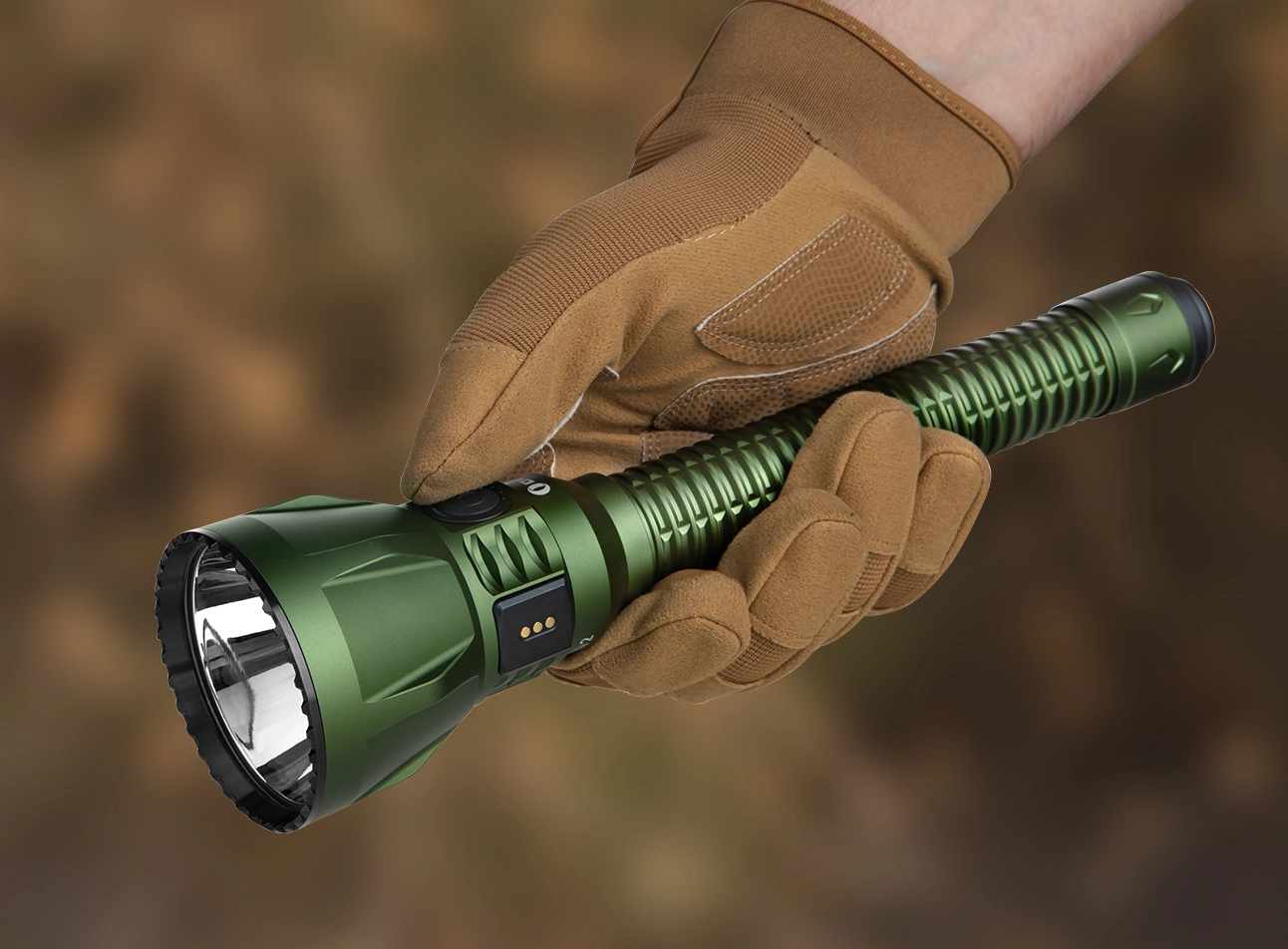 Olight Javelot Turbo 2 – Lampe Torche Puissante 1800 Lumens, Portée 1500 Mètres, Vert
