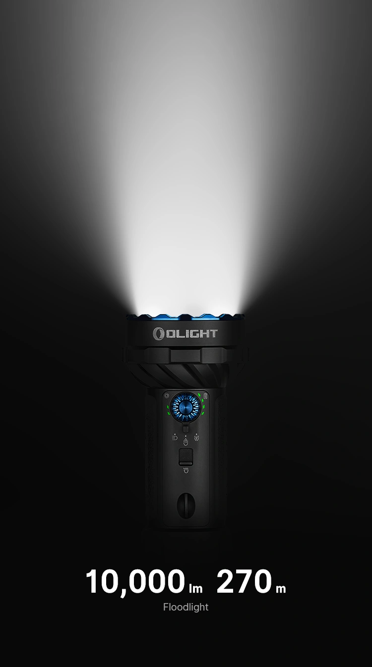 Marauder Mini 2 LED Flashlight 10000 Lumens Compact Searchlight