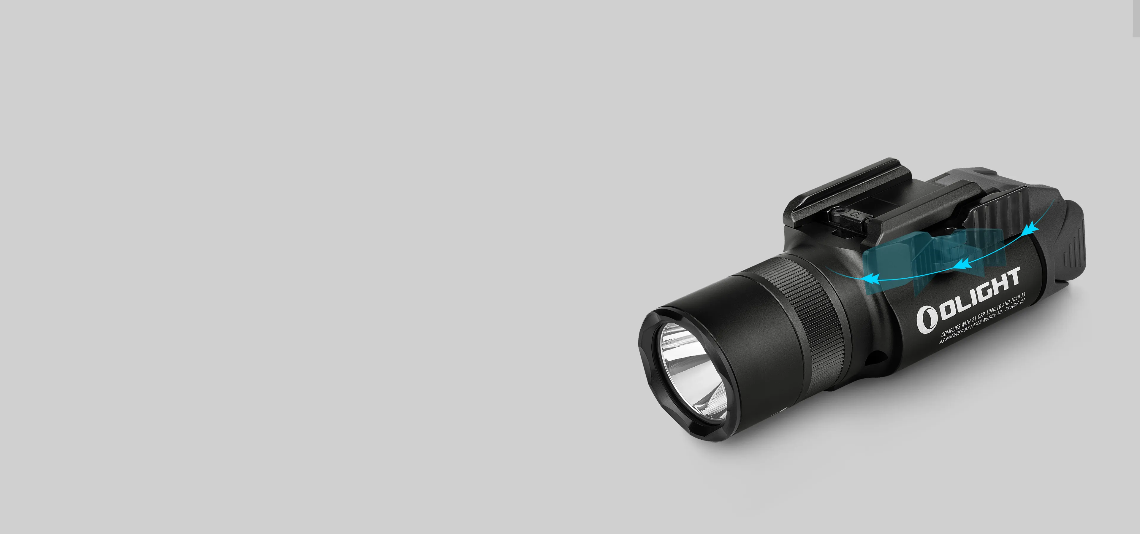 Baldr Pro R Tactical Light 1350LM Green Laser Weaponlight - Olight