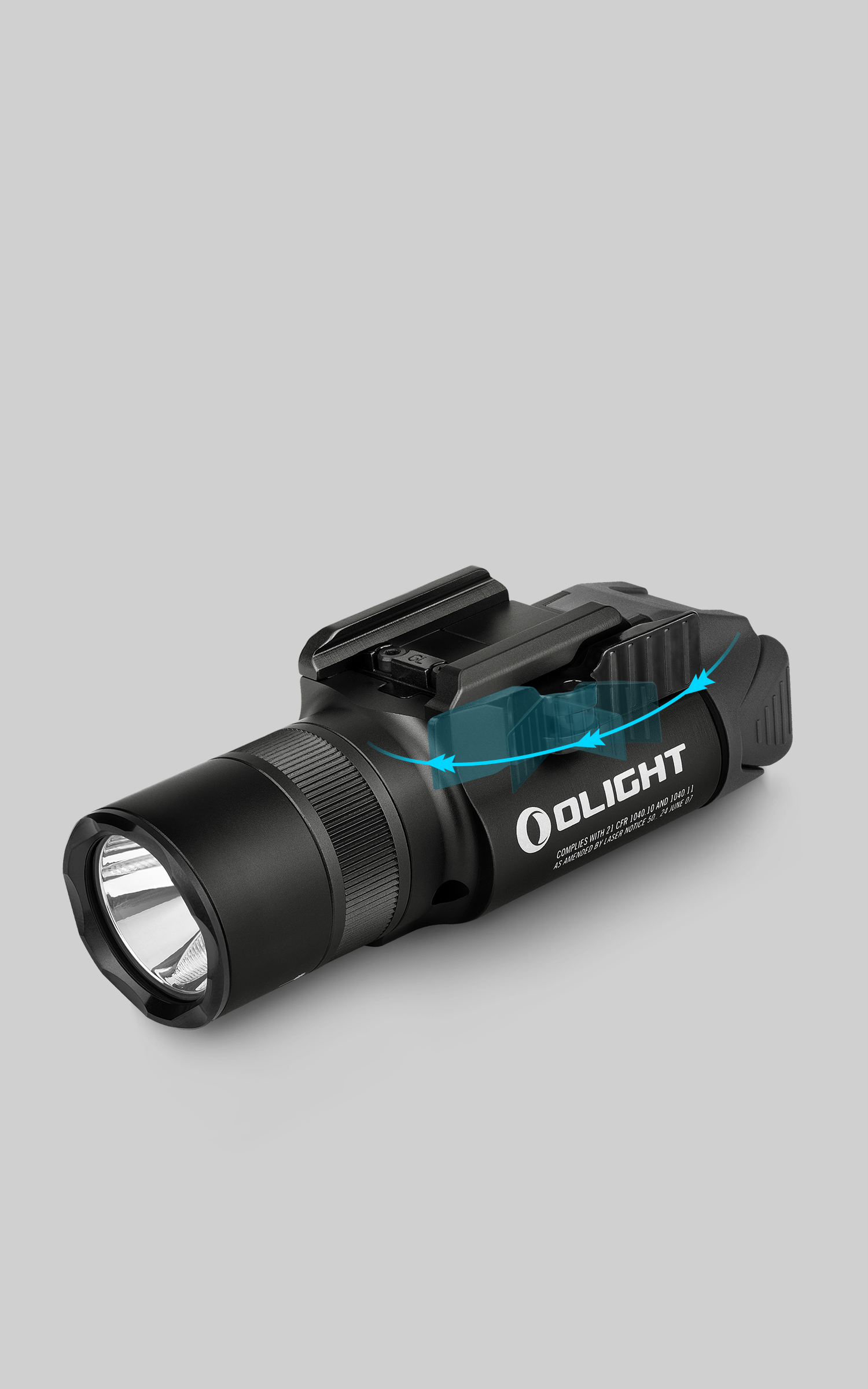 Baldr Pro R Tactical Light 1350LM Green Laser Weaponlight - Olight