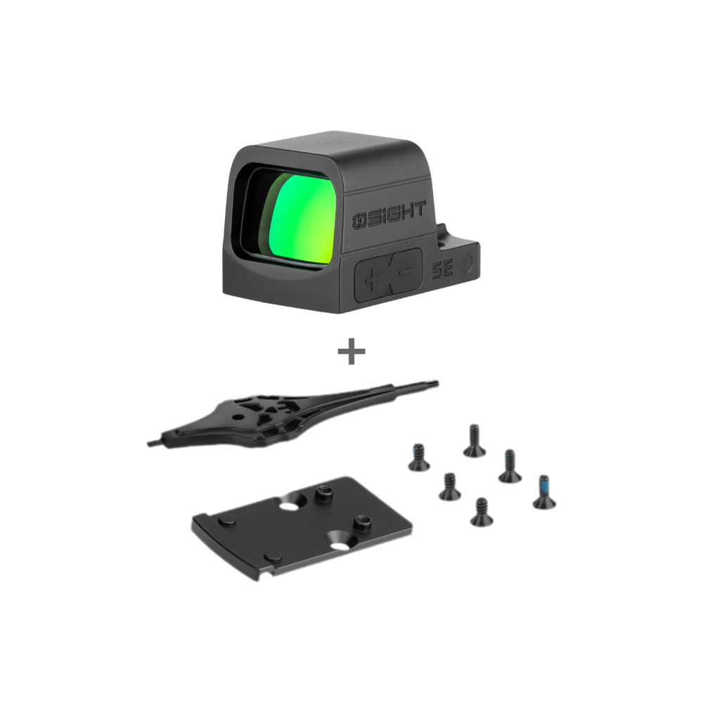 Osight SE Enclosed Optic with RMSc Footprint and Replaceable Battery