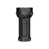 Olight Black Marauder Mini Flashlight Front View with Rotary Switch and LED Display for Outdoor Search and Rescue