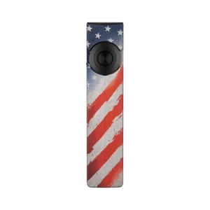 Olight USA Flag ArkPro Flat EDC Flashlight Front View with Triple Light Sources for Everyday Carry and Outdoor Use