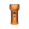 Olight Orange Marauder 2 Powerful Flashlight Front View with LED Display and Rotary Switch for Search and Rescue