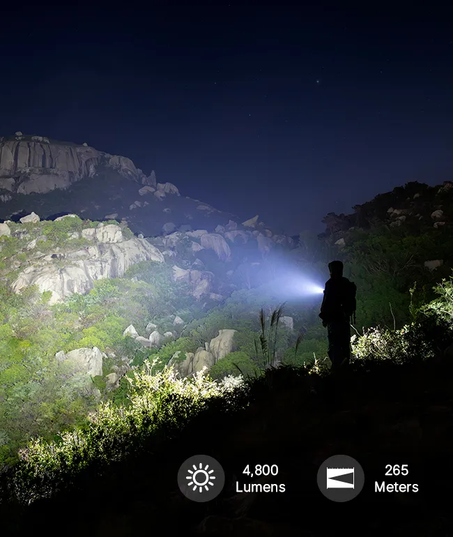 Olight Seeker Ultra Durable 4800LM LED Flashlight Olive Green - Olight
