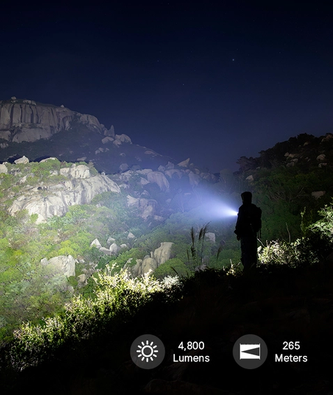 Olight Seeker Ultra Durable 4800LM LED Flashlight Olive Green - Olight