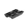 Olight Black Picatinny Riser Mount Angled View with Lightweight Skeletonized Design for Optic and Scope Elevation