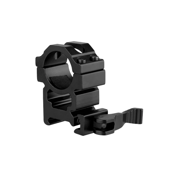 QD rifle scope ring mount in black