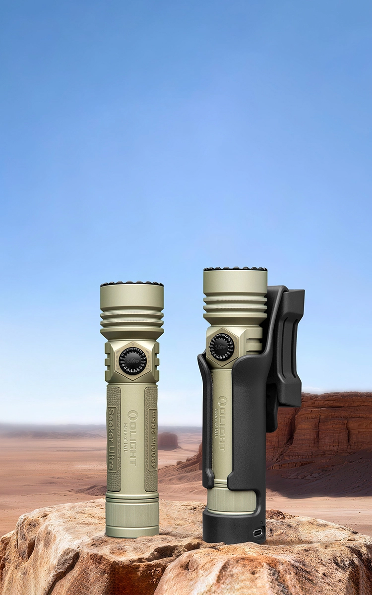 Olight Seeker Ultra Durable 4800LM LED Flashlight Olive Green - Olight