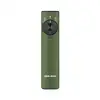 Olight OD Green Arkfeld Pro Flat EDC Flashlight Front View with Laser UV and LED Selector Switch for Daily Carry