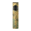 Olight Arkfeld Pro flat flashlight with zombie apocalypse distressed green and gold finish featuring handprints and claw marks