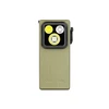 Olight Olive Green Oclip Ultra front view with multiple LEDs for clip-on utility lighting