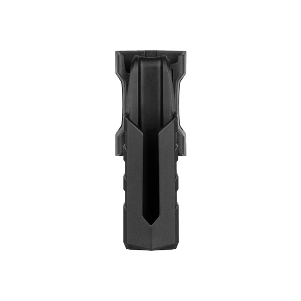 Olight black ArkPro tactical holster front view with textured finish for flashlight and gear carry