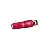Red iMini 2 portable LED flashlight with built-in USB charging.