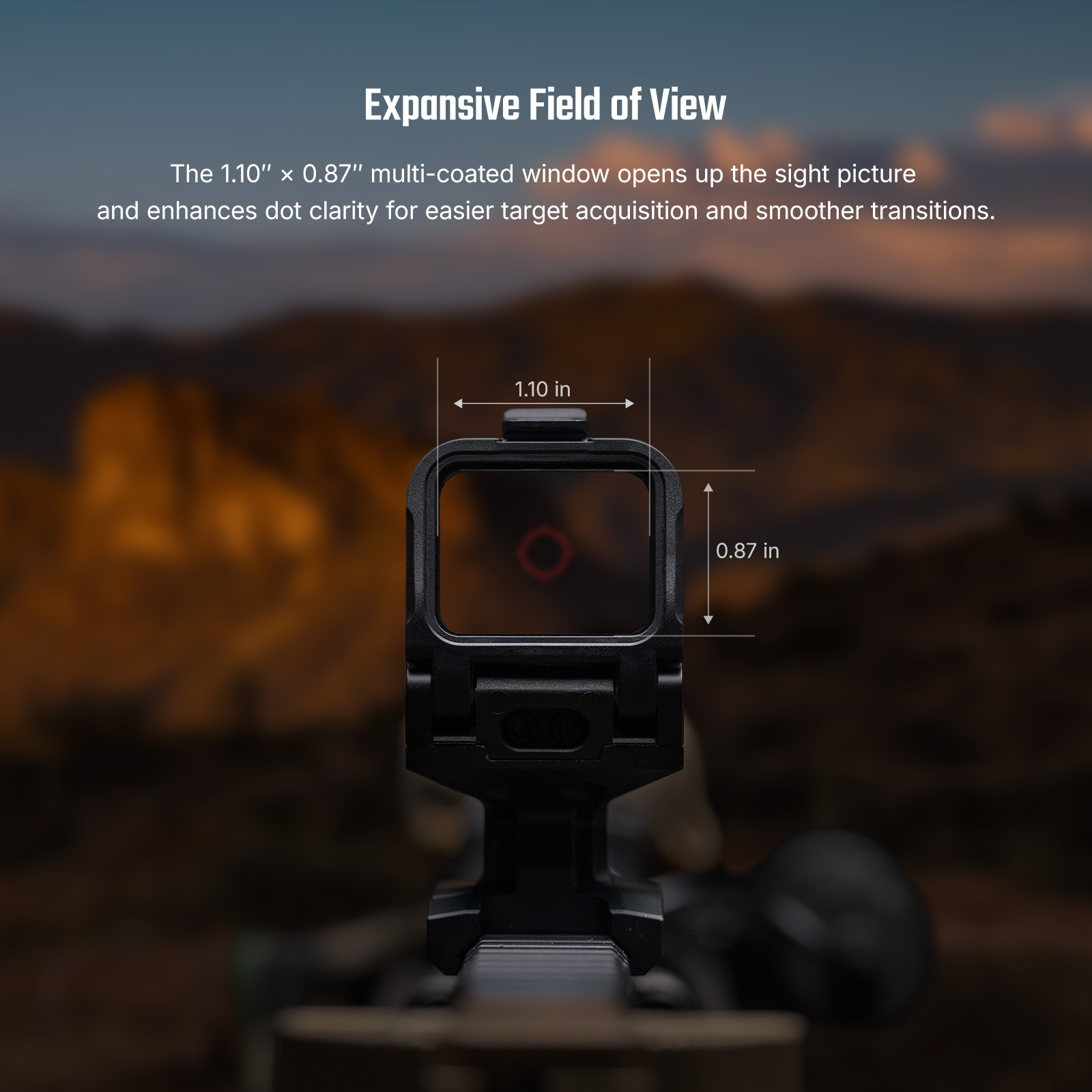 Osight R Multi Reticle Red Dot Sight Enclosed T1 T2 Footprint