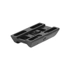 Olight Black Picatinny Riser Mount Angled View with Lightweight Skeletonized Design for Optic and Scope Elevation