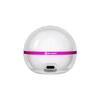 Olight White Sphere C Orb Light with Magenta Ring showing USB-C Charging Port for Portable Night Light Use