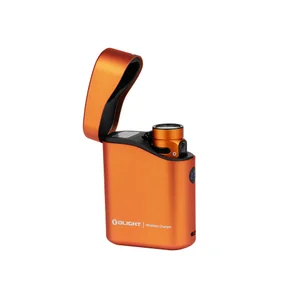 Olight Orange Baton 4 Premium Edition Wireless Charger and Flashlight for Everyday Carry